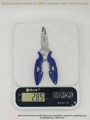 Long Straight Mouth Multi-functional Fishing Pliers