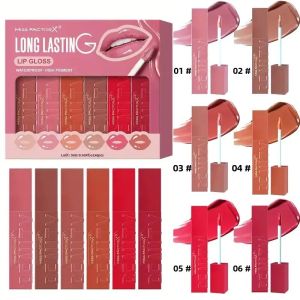 Bộ Son Dưỡng Môi 6 Món Dành Cho Nữ Dưỡng Ẩm Làm Sáng Hiệu Quả Lâu Dài Dầu Dưỡng Môi Độc Quyền Cho Đôi Môi Đẹp Và Mịn Màng Hơn