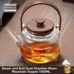 PAKCHOICE | High-temperature Resistant Glass Kettle Set Tea-making Electromagnetic Stove