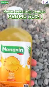 Nenavin Cuka Nanas Asli Multivitamin - Pencegah Gula Darah Tinggi & Rasa Nanas- BPOM & HALAL - COD Tersedia