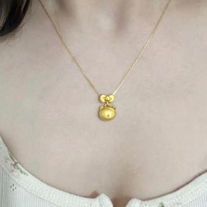 สร้อยคอรูปผีเสื้อ Hellokitty น่ารักสำหรับผู้หญิง สร้อยคอแบบมีลูกปัด เครื่องประดับแฟชั่น โซ่กระดูกไหปลาร้า เครื่องประดับสัตว์