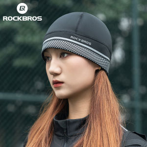 ROCKBROS berbasikal Hat hangat Winderproof sukan luar Cap perlindungan telinga bernafas tinggi-elastik cepat-pengeringan basikal Inner Cap untuk Helmet