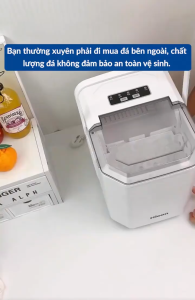 Máy làm đá siêu tốc XiaomiHICON mini gia đình công suất 105W - Tủ làm đá nhanh tức thì Hicon chỉ với 5 phút