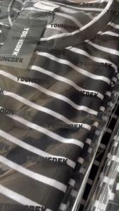 เสื้อยืดลายริ้ว ทรงโอเวอร์ไซส์ FREESIZE ผลิตจากผ้า Cotton 100%!!