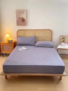 Waterproof Bed Sheet Protector Mattress Protector Dustproof Bed Cover Non-slip Fitted Sheet Mattress Cover A-class Mattress Protective Cover