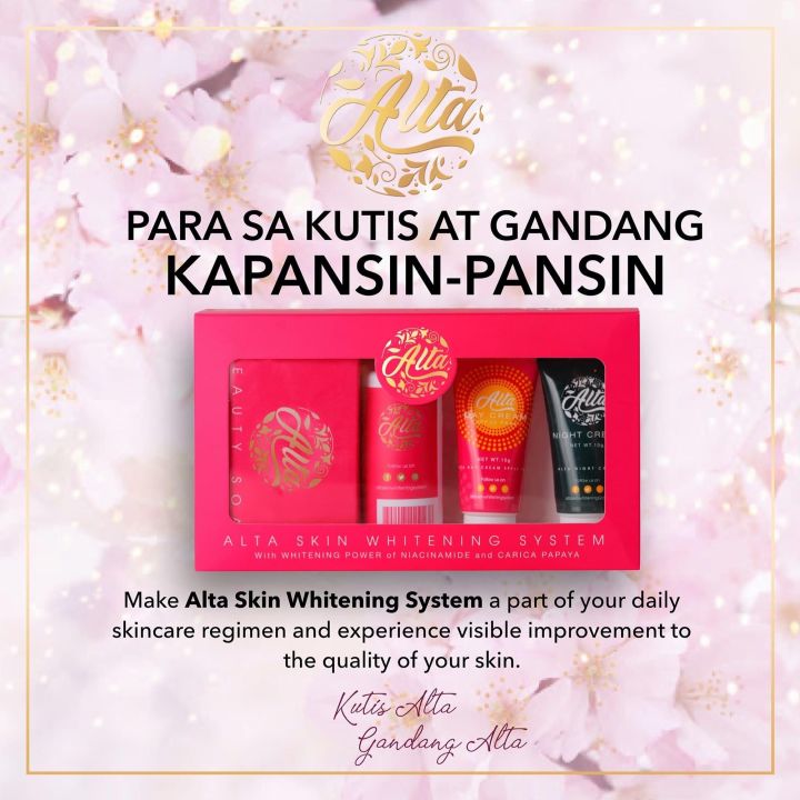 ALTA SKIN WHITENING SYSTEM Lazada PH