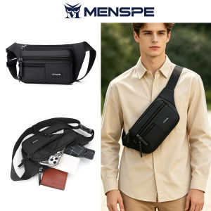 MENSPE Mens Chest Bag Fashion Cross Body Bag Waterproof Shoulder Bag Travel Bag Outdoor Sport Bag Casual Bag Leisure Street Bag for College Student