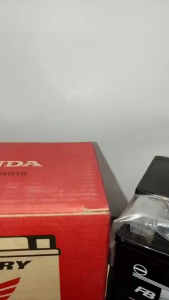 แบตเตอรี่ FTZ3 ขนาด 12โวลต์สำหรับรถรุ่น wave100 wave110-i สตาร์ทเท้า อะไหล่แท้ฮอนด้าเบิกศูนย์ รหัส 31500 KRS-692