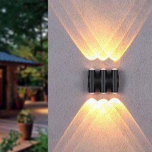 SXH  Outdoor Indoor Wall Lamp for Living Room Bedroom Bedside Corridor Nordic Modern Simple Staircase Creative Double-Headed Wall Light Fixture