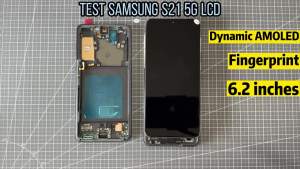 S21 5G AMOLED Screen Replacement For Samsung S21 G991B SM-G991B/DS SM-G991U Lcd Display Digital Touch Screen with Frame