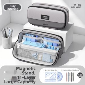 MINGZHUO | Magnetic Pen Pouch Standable Stylish Unique Organizer