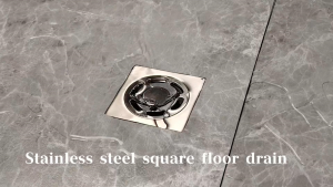 Talea SUS304 Square Floor Drain Anti-Odor Anti-Insect Hair Filter 100x100mm (TY038C001)