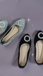 Hellona Anika Sepatu Balet Wanita Kekinian - Grey