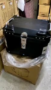 RXR HARD PLASTIK TOP BOX 45L Motorcycle Compartment Box Helmet Box Model: 777