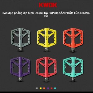 Siêu Nhẹ Nylon Chống Trơn Trượt Bàn Đạp Xe Đạp Nền Tảng Cho MTB Đường Xe Đạp Leo Núi Với Vòng Bi Kín Bàn Đạp Phẳng 115mm * 126mm