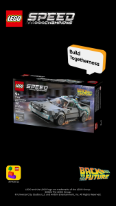 [BrickMonster] LEGO 77256 Speed Champions Time Machine from Back to the Future