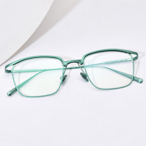 FONEX กรอบแว่นตาไททาเนียมผู้ชายดีไซน์แบรนด์แว่นตาสี่เหลี่ยมธุรกิจขอบเต็มญี่ปุ่นคุณภาพสูงเบาพิเศษ85724แว่นสายตาออกแบบได้ตามต้องการ