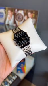 ✅ ของแท้ทั้งร้าน นาฬิกาผู้หญิง Casio รุ่น A168WGG-1B คาสิโอ