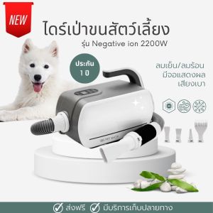 💎ไดร์เป่าขนสัตว์เลี้ยง 2800W รุ่น Negative Ion เป่าแห้งเร็ว เสียงเบา เครื่องเป่าขนสุนัข | Pettail ร้านค้าไทย