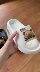 [HOT] Dép nữ dép bánh mì hình Gấu Hi dán siêu cưng chất EVA đúc nguyên khối siêu nhẹ đế 3phân chống trơn trượt E612+11💕💕