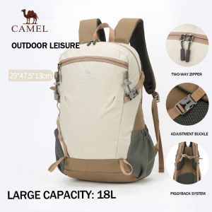 Camel backpack mountaineering and outdoor hiking bag lightweight casual travel backpack
