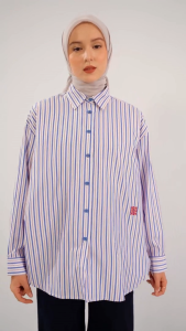 Heaven Lights - Verra Shirt - Kemeja Garis Wanita