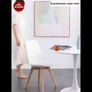 RISERO Nordic Chair Dinning Chair Room Chair Cafe Restaurant Study Office Modern Simple Soft Cushions Chair