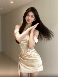 CHANGTONG | Vintage Shoulder Strap Fitting Sheath Dress