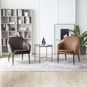 Scandinavian Accessible Luxury Living Room Bedroom Hotel Business Reception Negotiation Leisure Chair Normcore Single-Seat Sofa Chair Combination