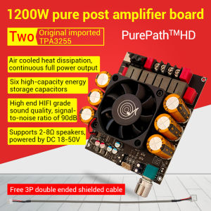 diymore | DC 18-50V ZK-6002 Pure Post Amplifier Board 2.0 Stereo With High And Low Frequency Modulation 600W+600W Amplifier Chip TPA3255