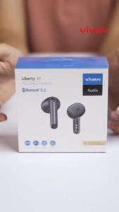 VIVAN TWS Wireless Earphone Airbuds Liberty X1 Original BT 5.3 ENC True Wireless Headset Bluetooth Earbuds Semi In Ear - Garansi 1 Tahun