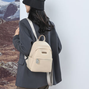 Oxford Cloth Mini Backpack Womens Casual Style Nylon Bag Commuter Simple Design New 2025 Water-Resistant Soft Fabric Backpack