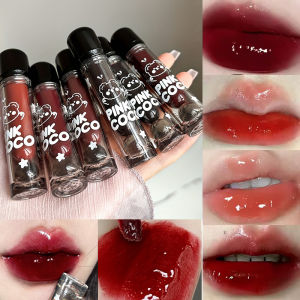 Mirror Lip Glaze - ลิปกลอสมันวาว Moisturizing Non-stick Cup ลิปสติกลิปสติกลิปสติกเม็ดสีสูง Lip เครื่องสําอางค์แต่งหน้า