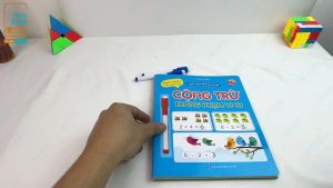 Sách - Làm Toán Không Sợ Sai - So Sánh Cộng Trừ Tư Duy Tập Đếm - Viết Xoá Được ( 4 Cuốn )