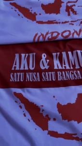 Kaos Kemerdekaan MERAH PUTIH INDONESIA HUT RI Ke 78 aku dan kamu satu bisa ditambah nama Catton Combed baju DEWASA atasan pria wanita cotton combed ayna kids SIZE S M L XL XXL 2XL 3XL 4XL 5XL warna merah putih