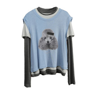 Design Puppy Print T-Shirt 1 Set