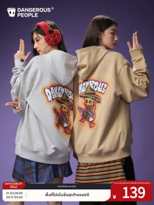 dangerouspeople | Hooded Streetwear Sweatshirt Western Cowboy Graffiti Pattern