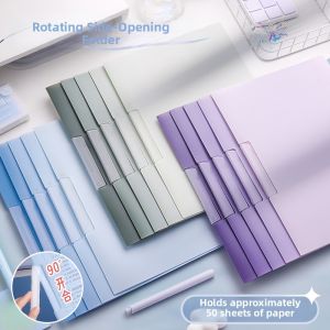 Transparent Pages Rotating File Organizer For Students