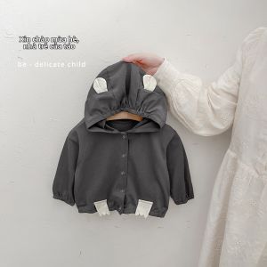 QITA | Áo Hoodie Chống Nắng Hình Cartoon Dễ Thương