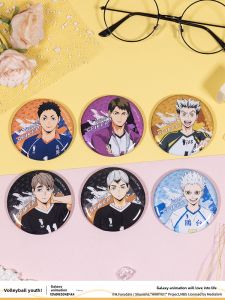 Star River Anime Volleyball Junior Zecun Dainiu Island Ruoli Wooden Rabbit Guangtaro Main Attacker Series Badge