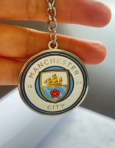 Manchester City Manchester City football fans gifts around the team badge badge brooch car key chain backpack pendant