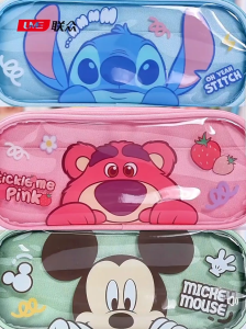 Disney Stitch Waterproof Pencil Box I Children pencil case Primary School kids pencil case Secondary school kids pencil case