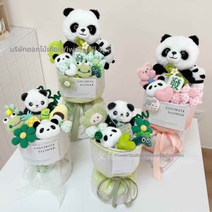 Creative Plush Panda Toy Flower Bouquet Gift