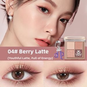 CARSLAN | 4-color Eyeshadow Palette for Everyday Light Makeup Earth Tones