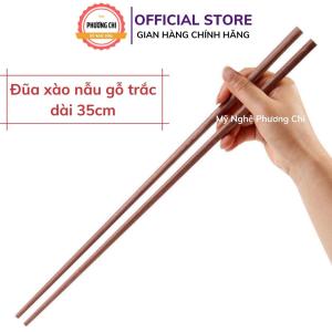 Đũa xào nấu thức ăn bằng gỗ trắc cao cấp chịu nhiệt tốt không độc hại khi gặp nhiệt độ cao - Mỹ Nghệ Phương Chi