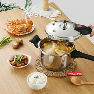 Nipiin 4L-14L 304 Stainless Steel Pressure Cooker Non Stick Multi-purpose High Pressure Steamer With Anti Scald Handle Safety Valve High-quality