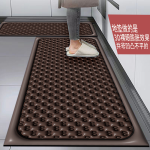 Kitchen Specialized Silicon Dendroid Mat Waterproof Oil Resistant Wipeable Home Use Absorbent Bathroom Non Slip Entrance Door Carpet