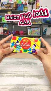 Mainan Anak Balon Tiup Sedotan Jadul / Balon Tiup Jadul Isi Box 32pcs / Toys