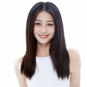 LUCY LEE | LUCY LEE Handmade Invisible Hair Extension Pieces Natural Looking Heat Silk Mens Hair Loss Solution Easy to Wear