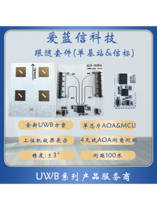 UWB Module Distance Measurement Angle Positioning Base Station Label PDOA following Car AOA Positioning 4 Antenna Development Board